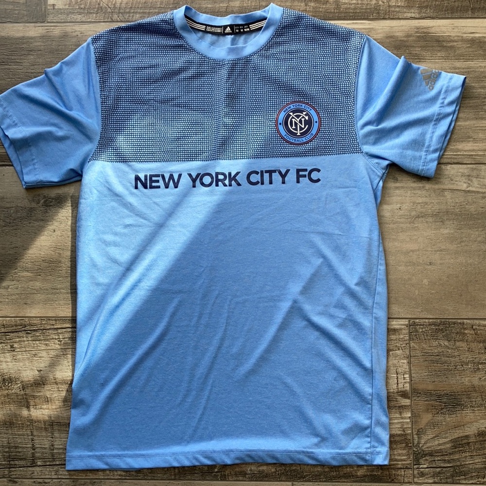 Adidas NYC FC Soccer T Shirt Size M